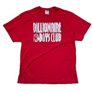 Vintage Billionaire Boys Club BBC Red Logo Tee XXL Single Stitch Y2K Pharrell